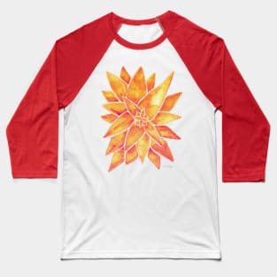 Orange Aloe Vera Baseball T-Shirt